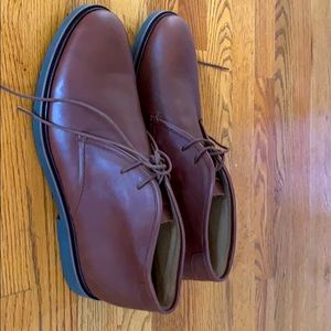 Peter Millar Brown Leather Chukka Boots